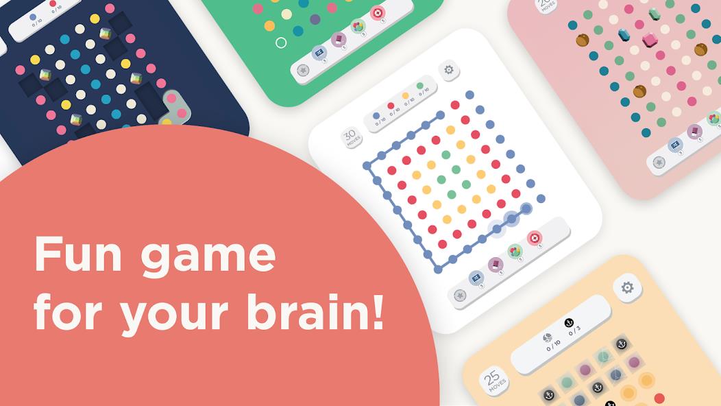 Two Dots: Fun Dot & Line Games Mod Screenshot 0