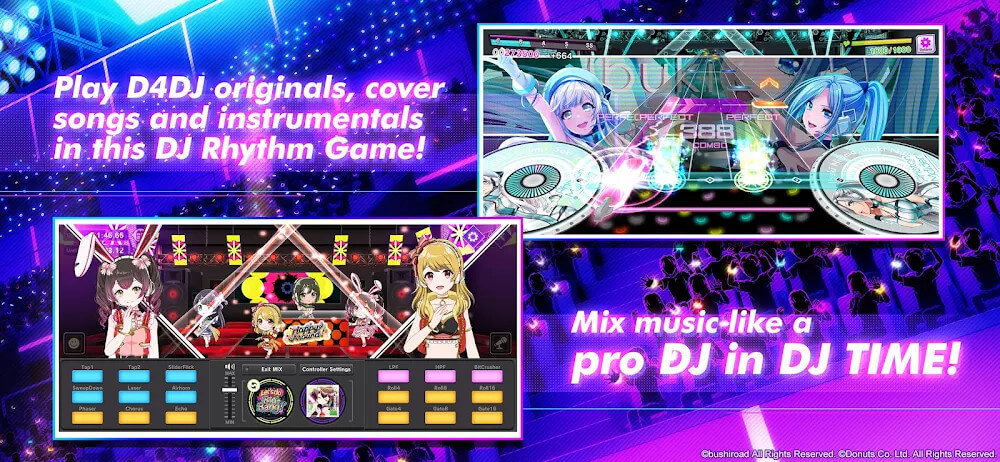 D4DJ Groovy Mix Mod スクリーンショット 0