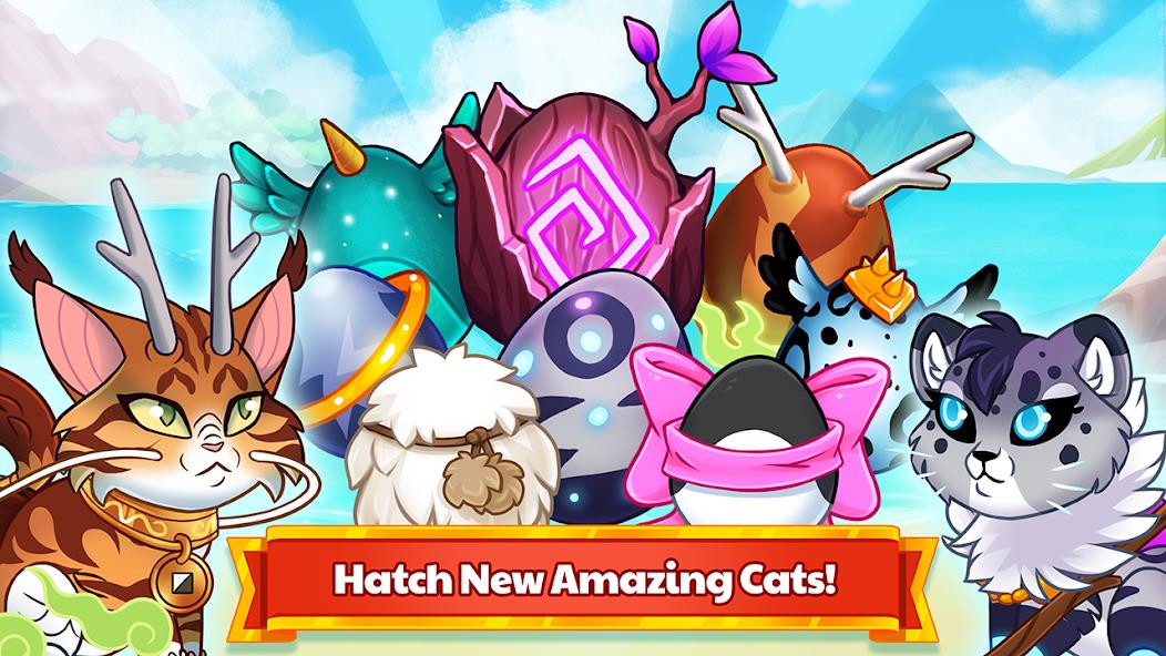 Castle Cats - Idle Hero RPG Mod স্ক্রিনশট 1