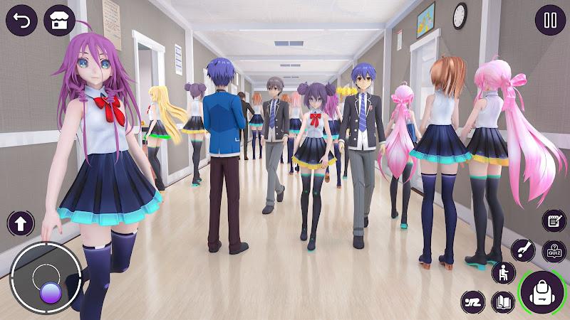 Sakura High School Girls Games Ekran Görüntüsü 0