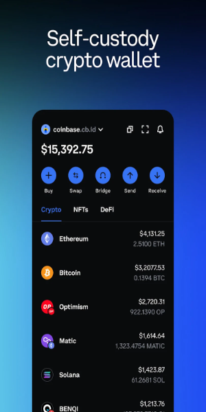 Coinbase Wallet Ekran Görüntüsü 1