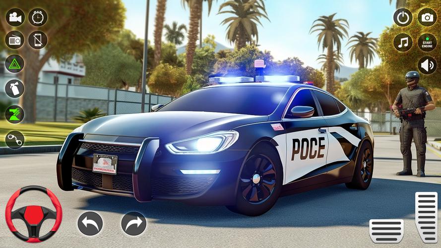 Cop Car Parking: Driving Games Schermafbeelding 2