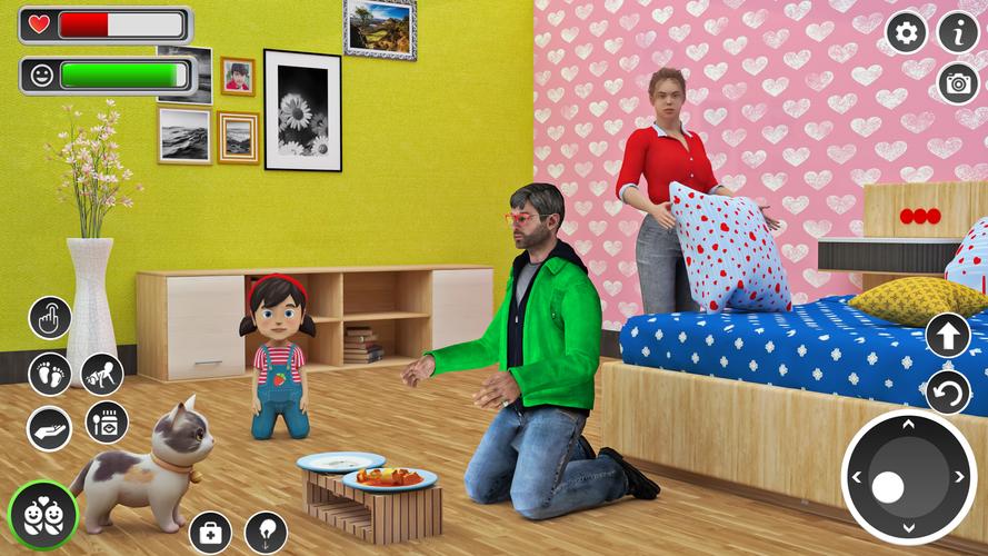 Virtual Mom Dad: Baby Games Captura de tela 1