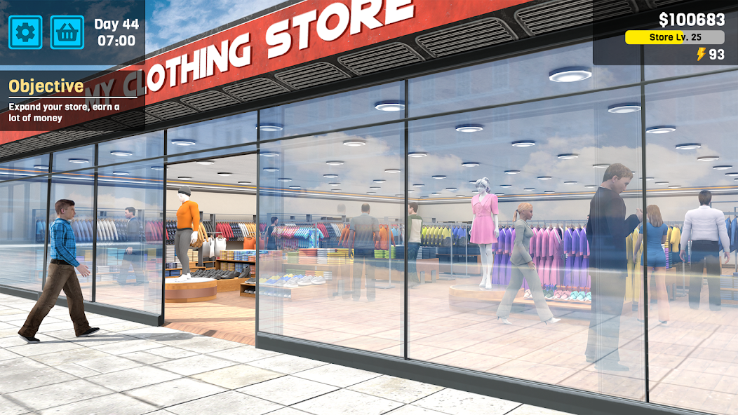 Clothing Store Simulator Mod Ảnh chụp màn hình 0