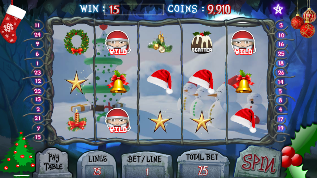 Christmas Jackpot : Real Casino Slot Master 777 螢幕截圖 2