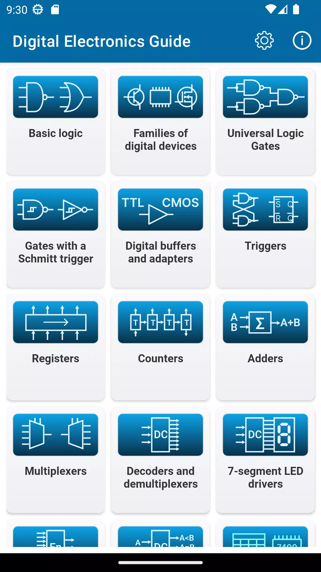 Schermata Digital Electronics Guide 0