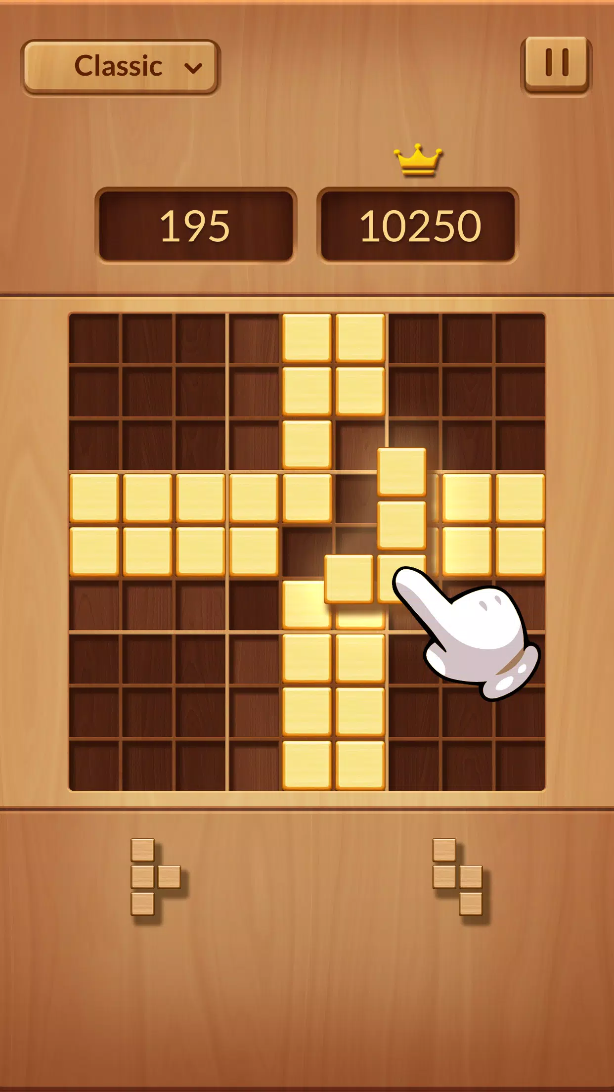 Schermata Wood Block Doku 2