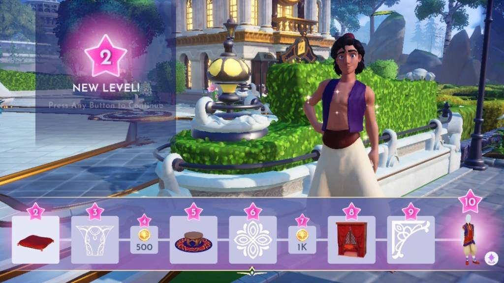 Aladdin Friendship Path Rewards sa Disney Dreamlight Valley