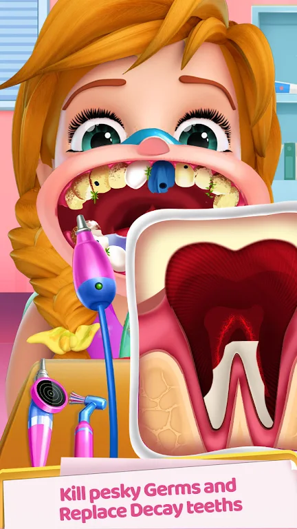 Crazy Dentist Fun Doctor Games Tangkapan skrin 2