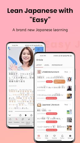 Easy Japanese - Read & Listen Ảnh chụp màn hình 0