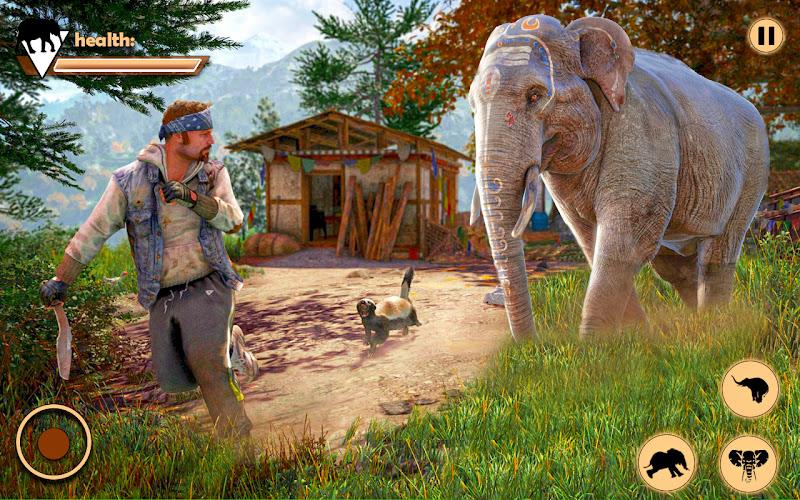 Elephant Simulator Animal Game Tangkapan skrin 0