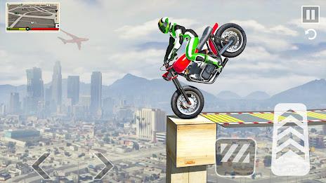 Mega Ramp Stunt Bike Games 3D 螢幕截圖 3