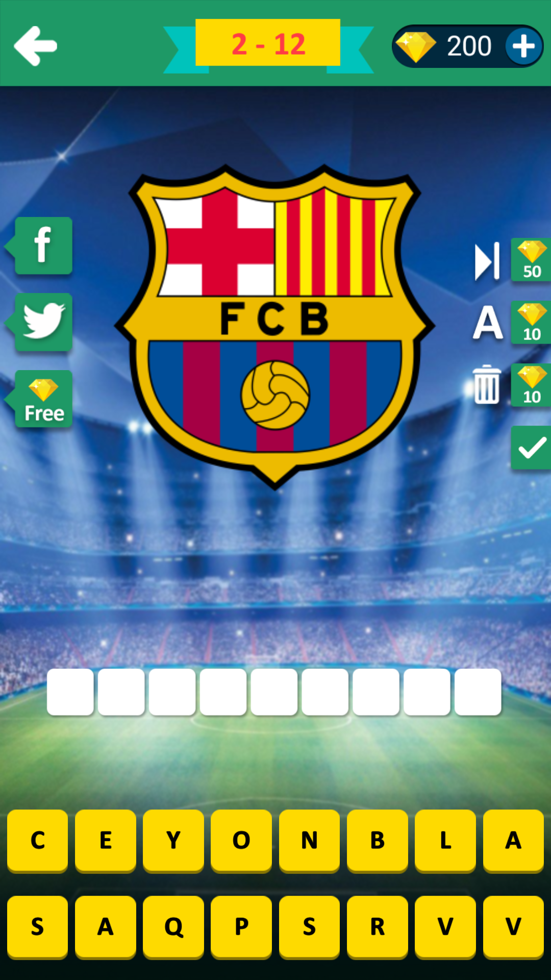 Schermata Football Club Logo Quiz 2023 3