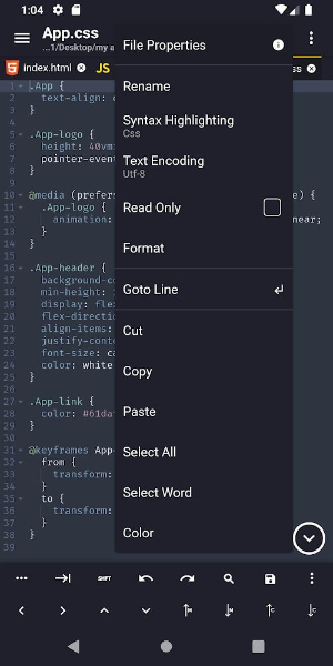 Acode - code editor | FOSS Screenshot 1