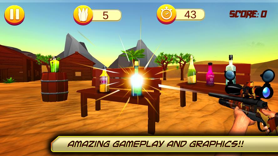 Bottle Shoot – Bottle Shooting Screenshot 0