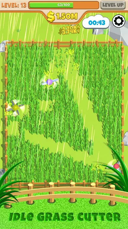 Idle Grass Cutter Mod Zrzut ekranu 2