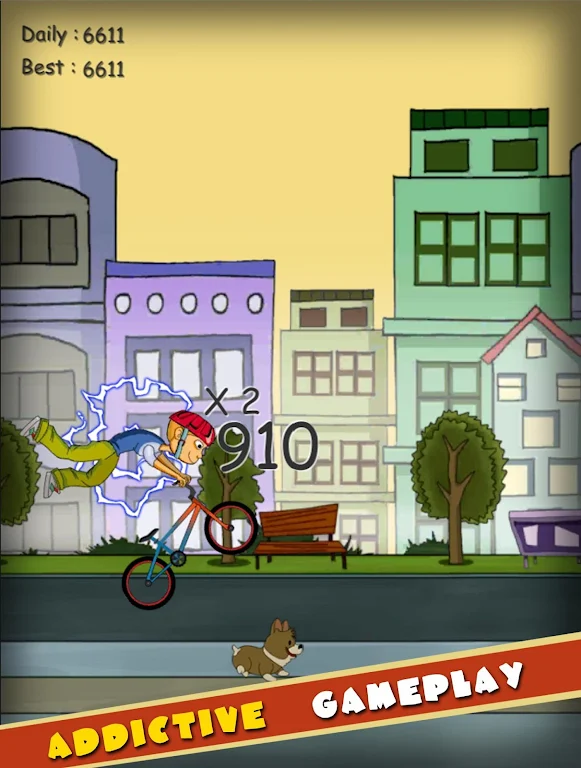 Wheelie starz - the ultimate wheelie challenge Schermafbeelding 1