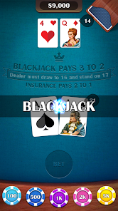 Casino BlackJack 21 Card Game 螢幕截圖 2