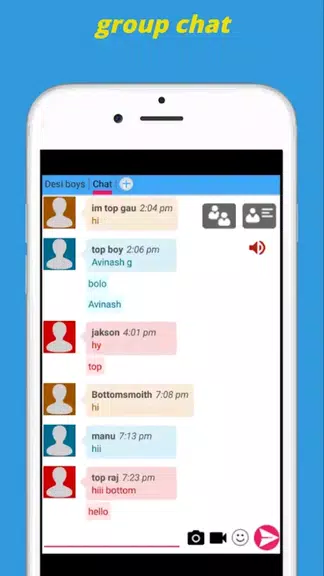 Gay Chat App & Gay Dating App 스크린샷 2