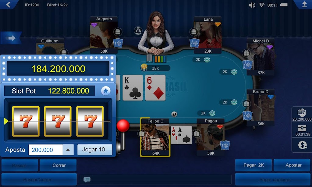 Poker Brasil HD Tangkapan skrin 3