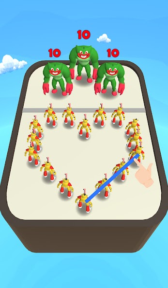 Merge Monster: Frog Evolution Mod Schermafbeelding 0