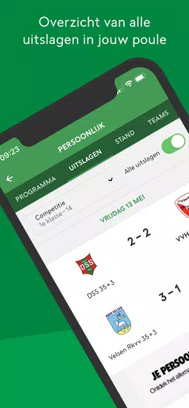 Voetbal.nl - De officiële app Screenshot 2