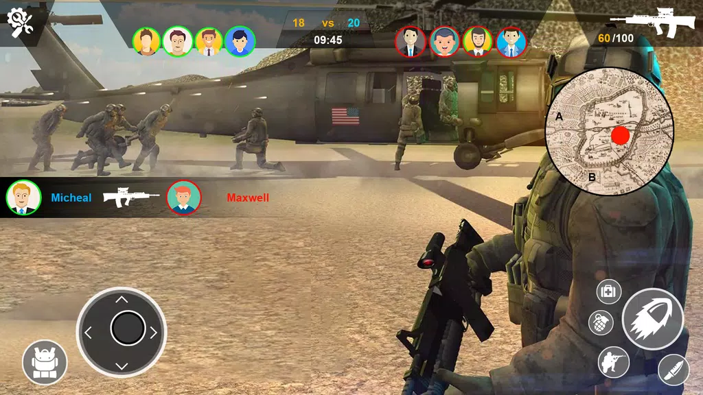 Army Transport Helicopter Game Captura de pantalla 2