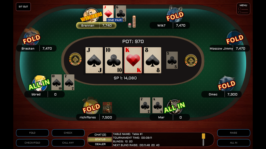 E-Tournament Poker Screenshot 0