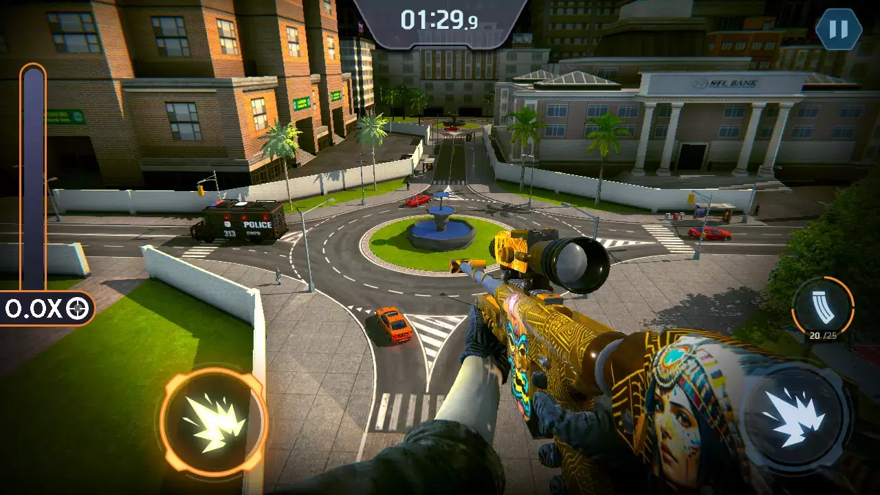 Modern Sniper 3d: Gun Shooting Ảnh chụp màn hình 1