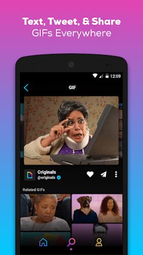 GIPHY: GIF & Sticker Keyboard Tangkapan skrin 3