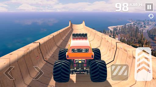 Monster Truck Mega Ramp Stunt 螢幕截圖 1