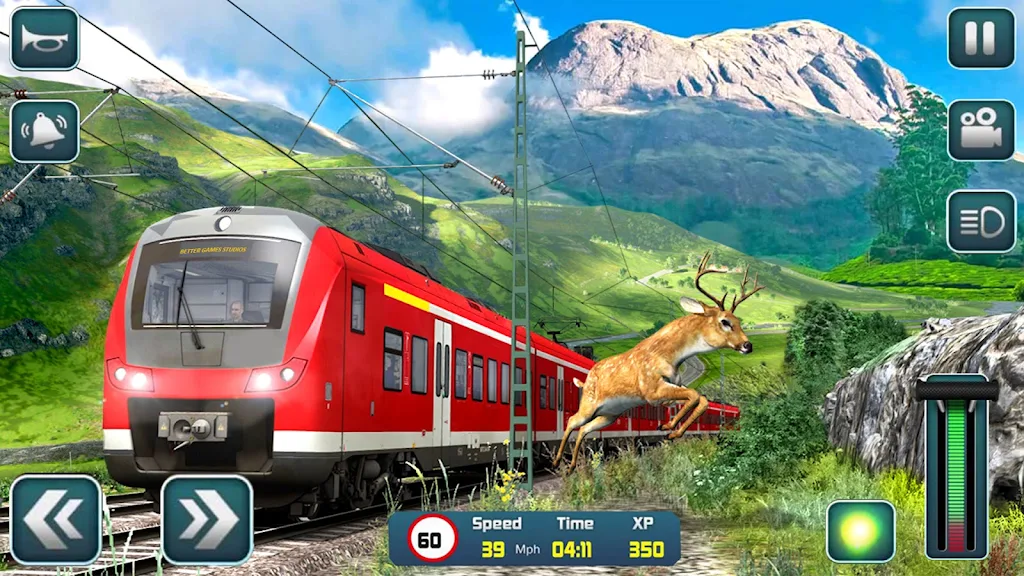 Euro Train Driver Train Games Screenshot 2