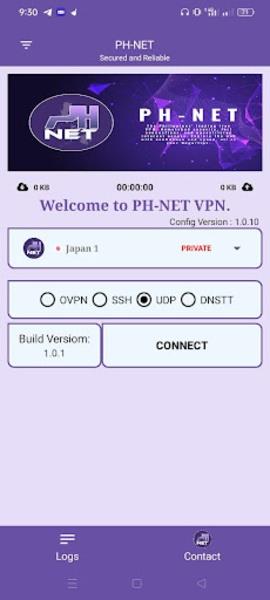 PH-NET VPN Screenshot 2