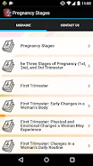 Pregnancy Stages Captura de pantalla 1