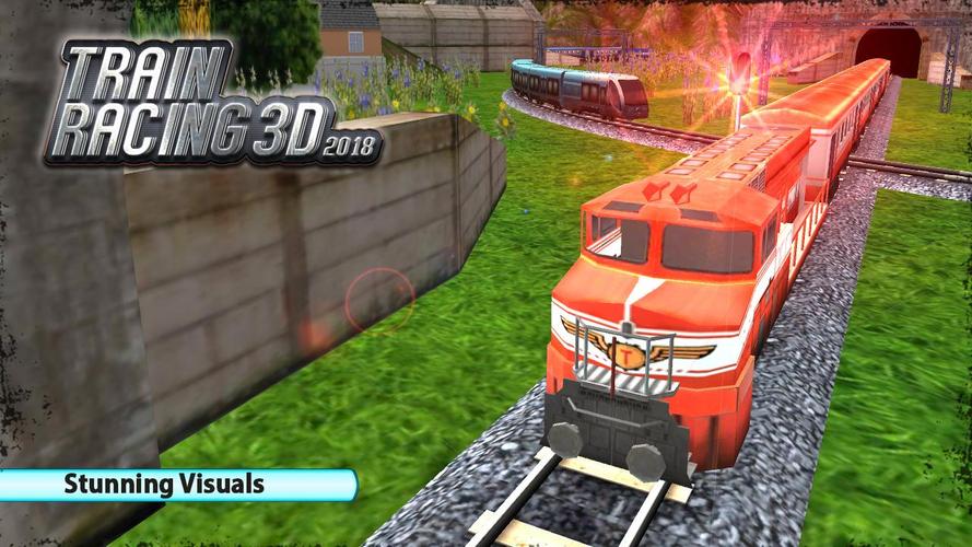 Train Racing 3D-2023 Train Sim Schermafbeelding 0