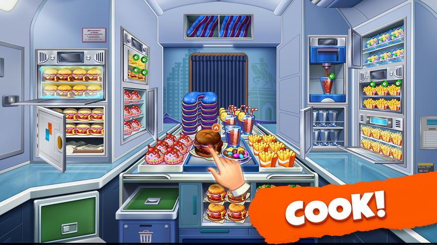 Airplane Cooking - Chef Game スクリーンショット 1