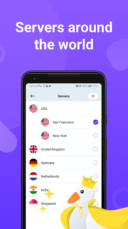 VPN Duck Ekran Görüntüsü 2