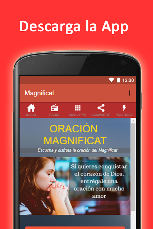 Oracion la magnifica en audio: El Magnificat スクリーンショット 0