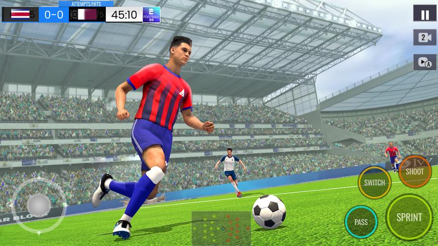 Football 3D Star ဖန်သားပြင်ဓာတ်ပုံ 2