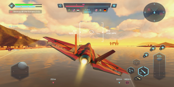 Sky Warriors: Airplane Games ภาพหน้าจอ 2