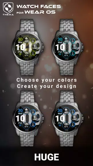 Huge Watch Face Ekran Görüntüsü 1