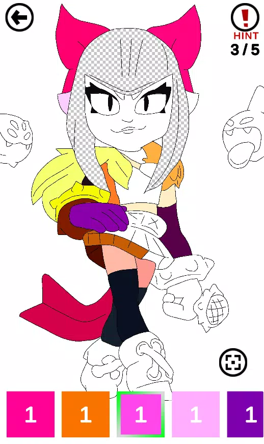 Brawl Stars Coloring Book Captura de tela 0