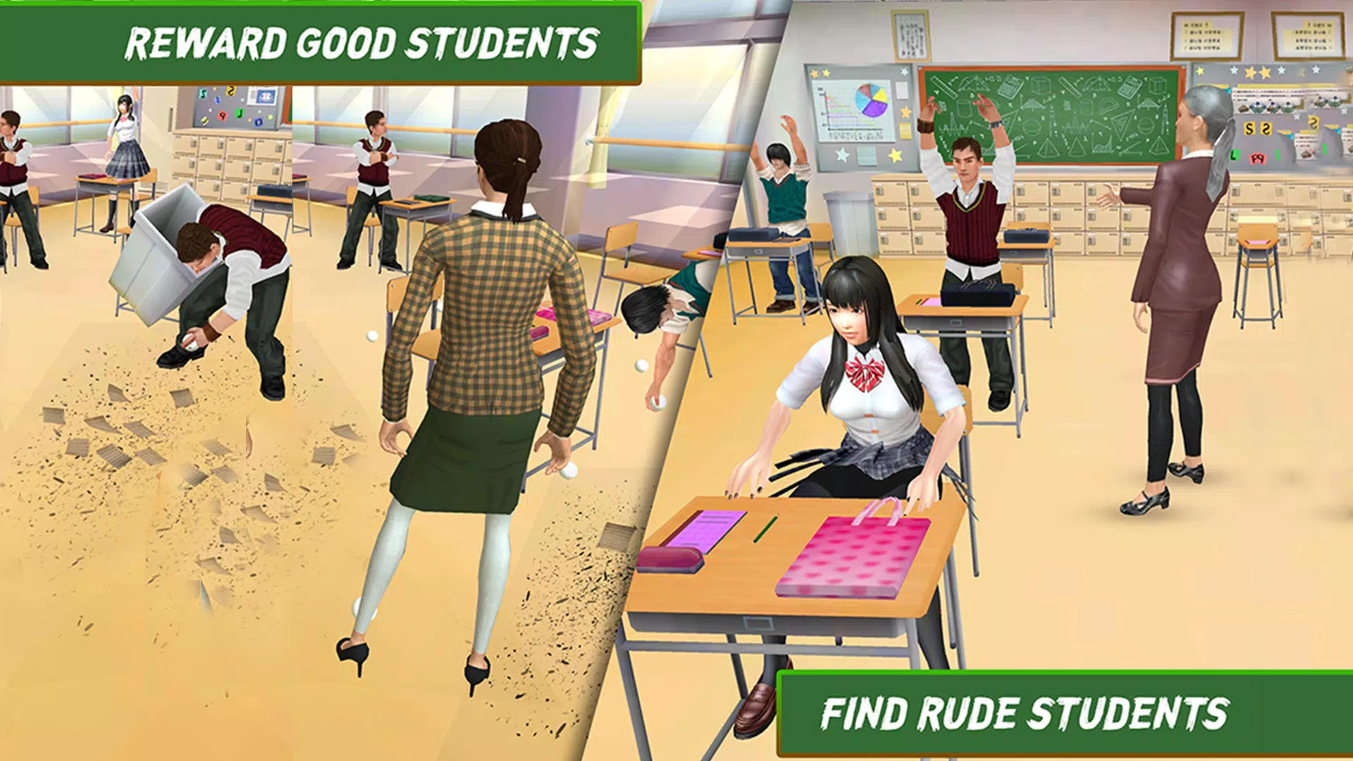 School Intelligent Teacher 3D Capture d'écran 0