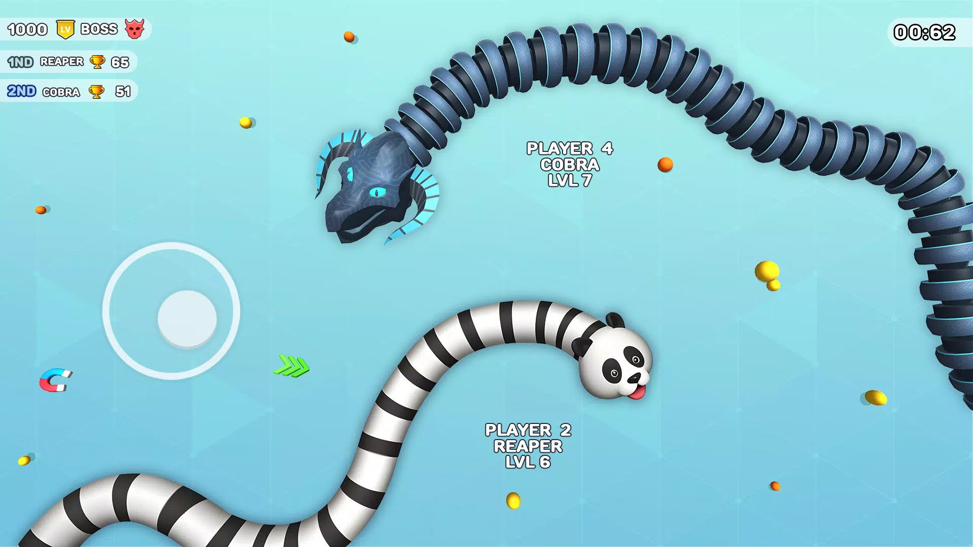 Worms Clash - Snake Games Capture d'écran 2