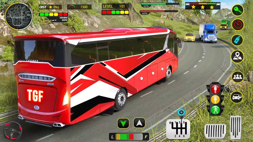 Coach Bus 3D Driving Games স্ক্রিনশট 0