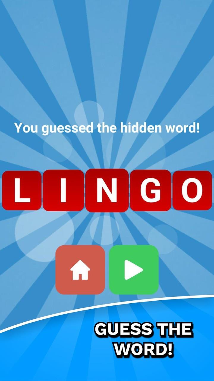 Lingo word game Captura de pantalla 3