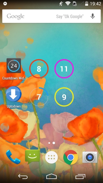 Countdown Widget Schermafbeelding 2