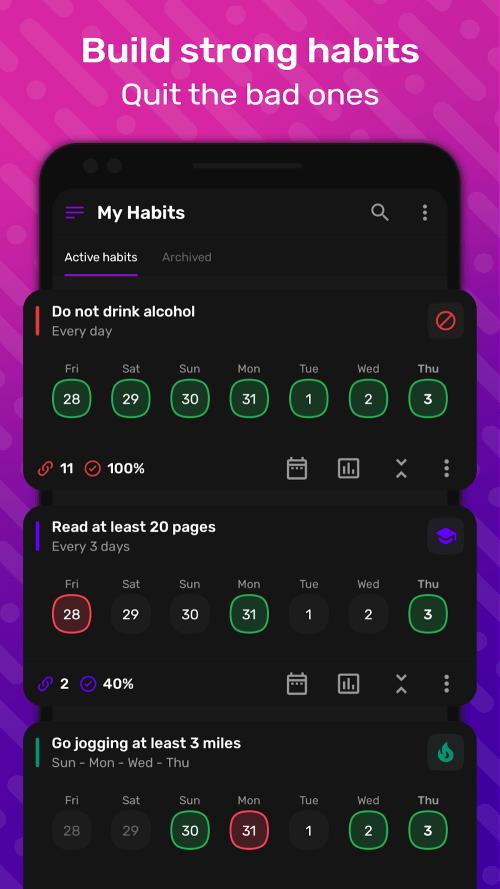 HabitNow Daily Routine Planner Скриншот 1