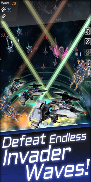 Space Wars: Idle Defense Schermafbeelding 1