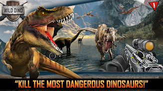 Wild Dino Hunting Jungle Games Tangkapan skrin 0